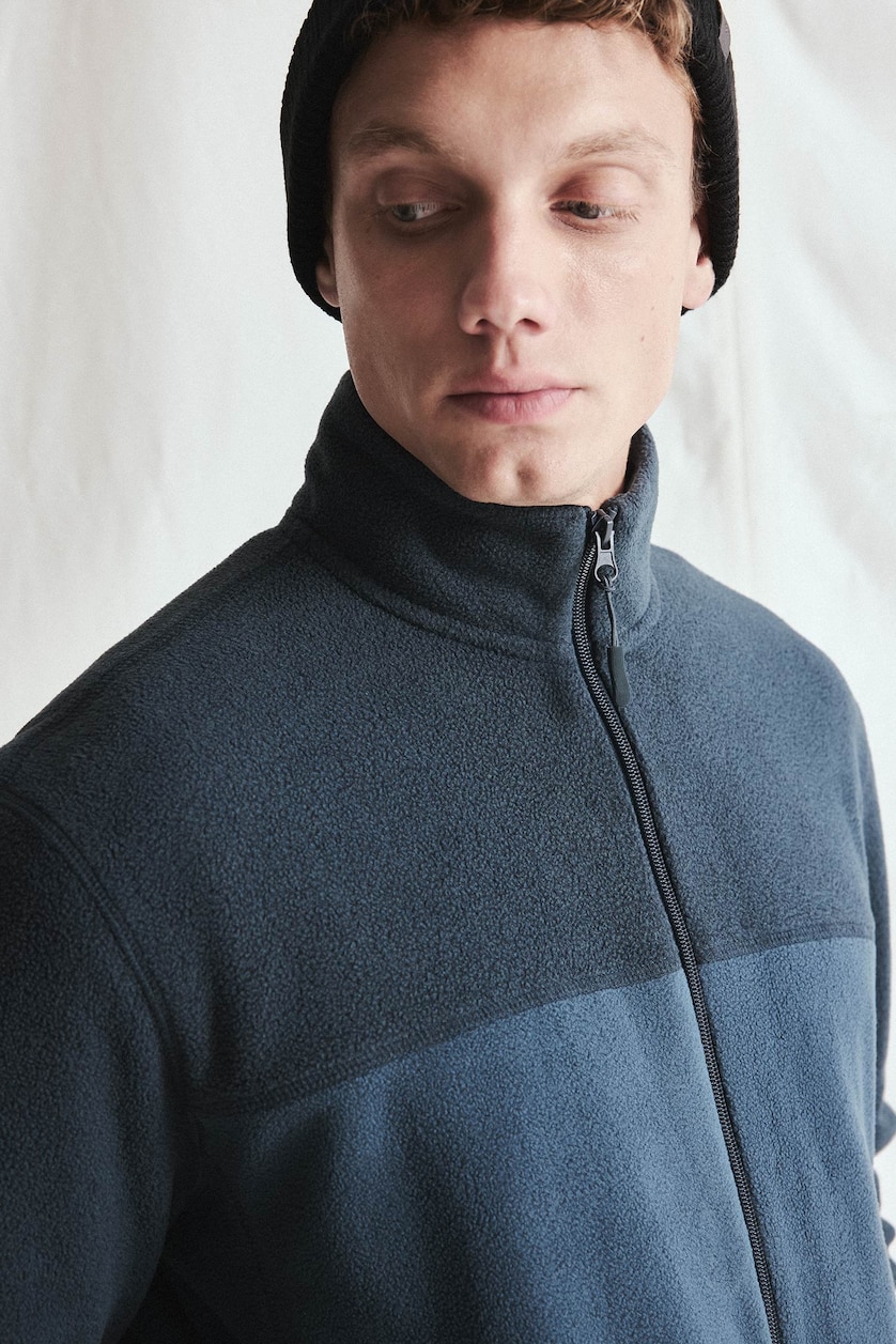 Men Petrol Boxy Fit Cardigan