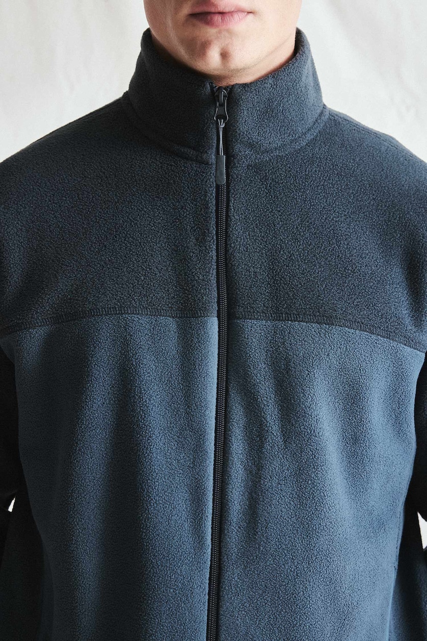Men Petrol Boxy Fit Cardigan