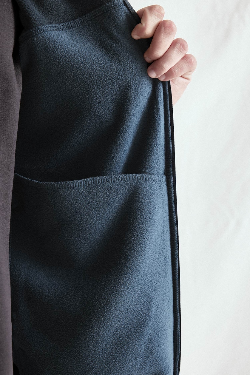 Men Petrol Boxy Fit Cardigan