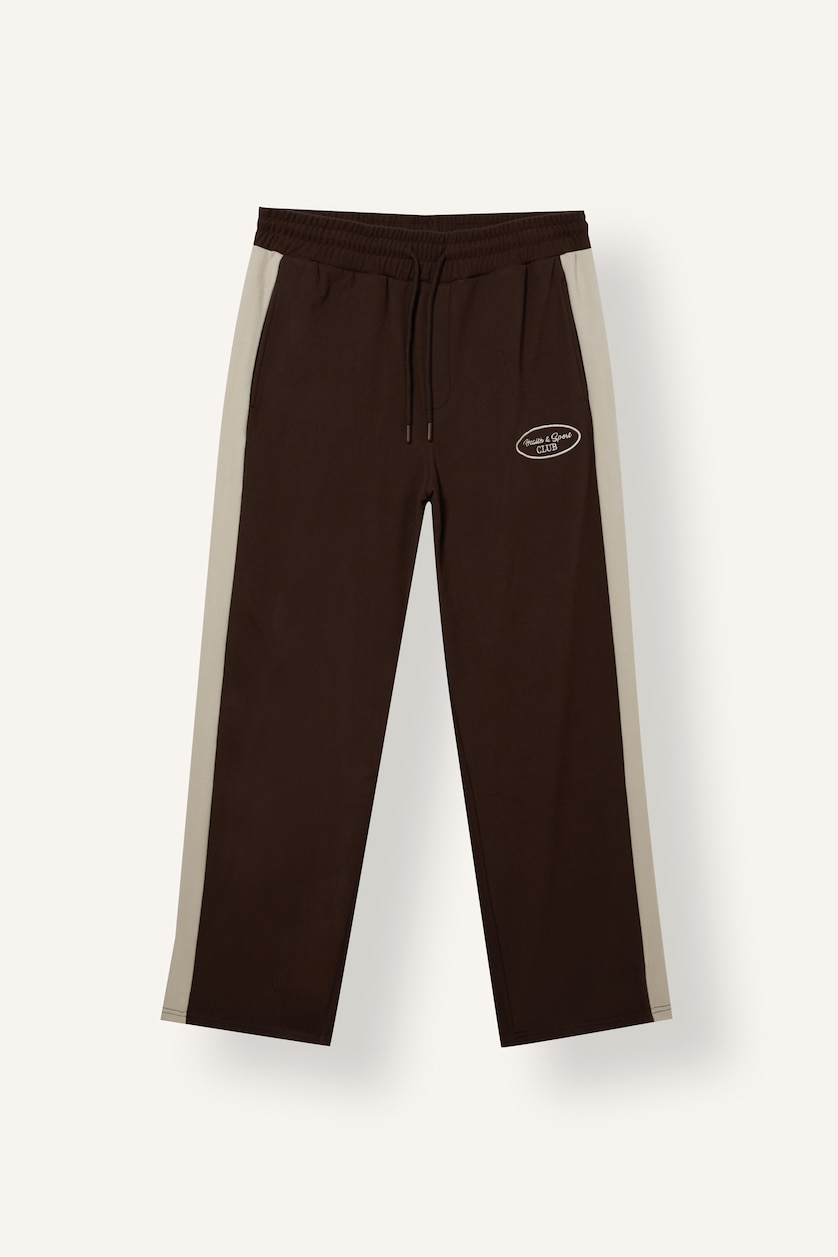 Erkek Kahve Relax Fıt Polar Jogger