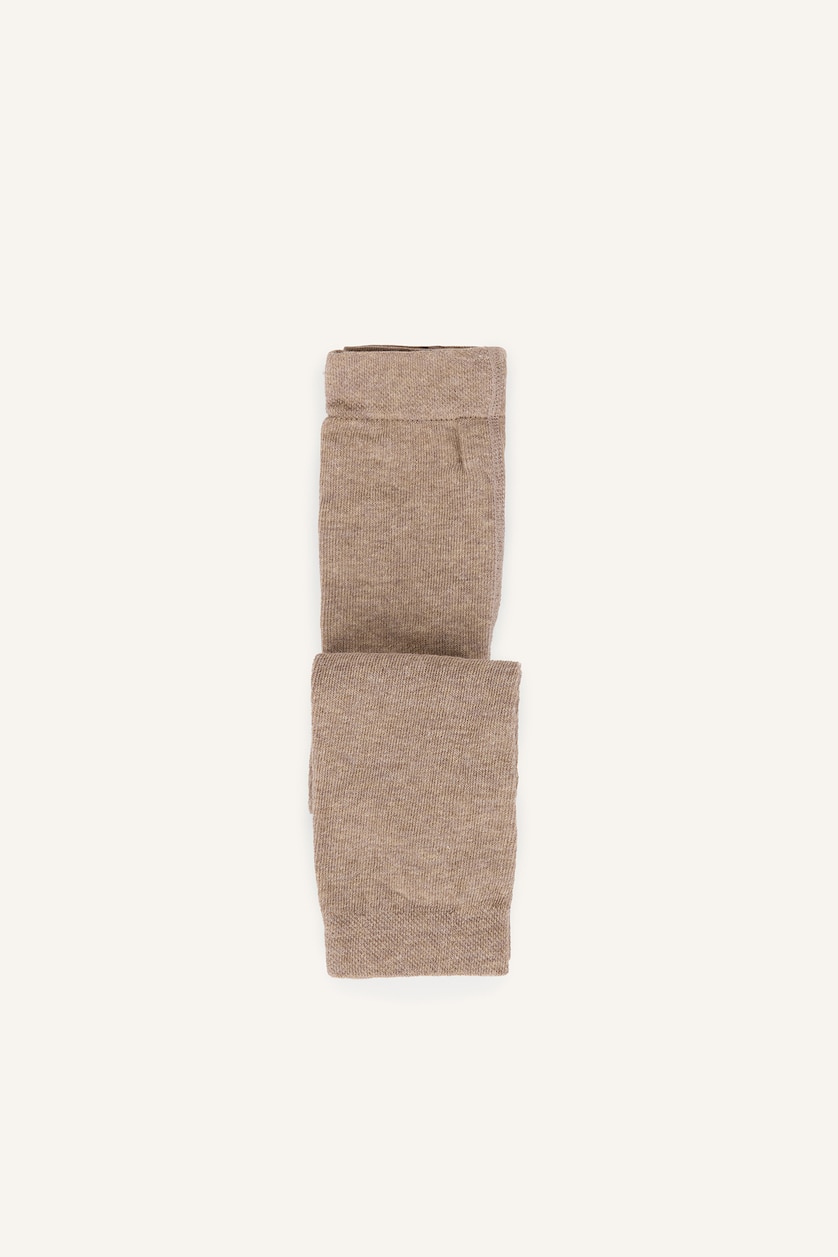 Young Girls - Teen Girls Brown Unisex Cotton Socks