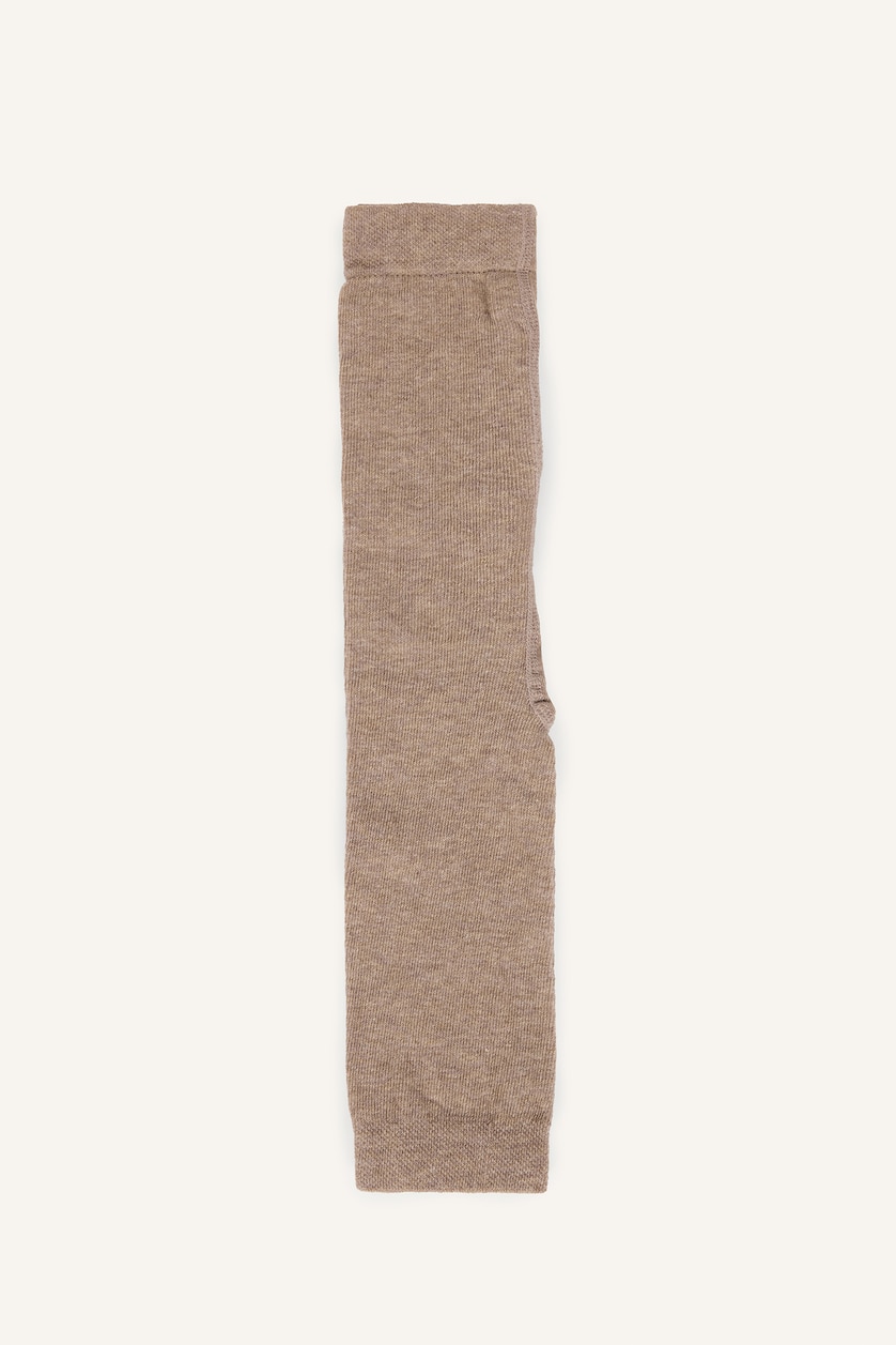 Young Girls - Teen Girls Brown Unisex Cotton Socks