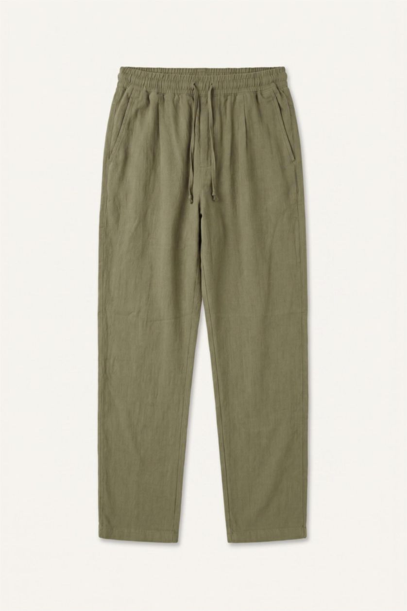 Men Khaki Relax Fit Trousers