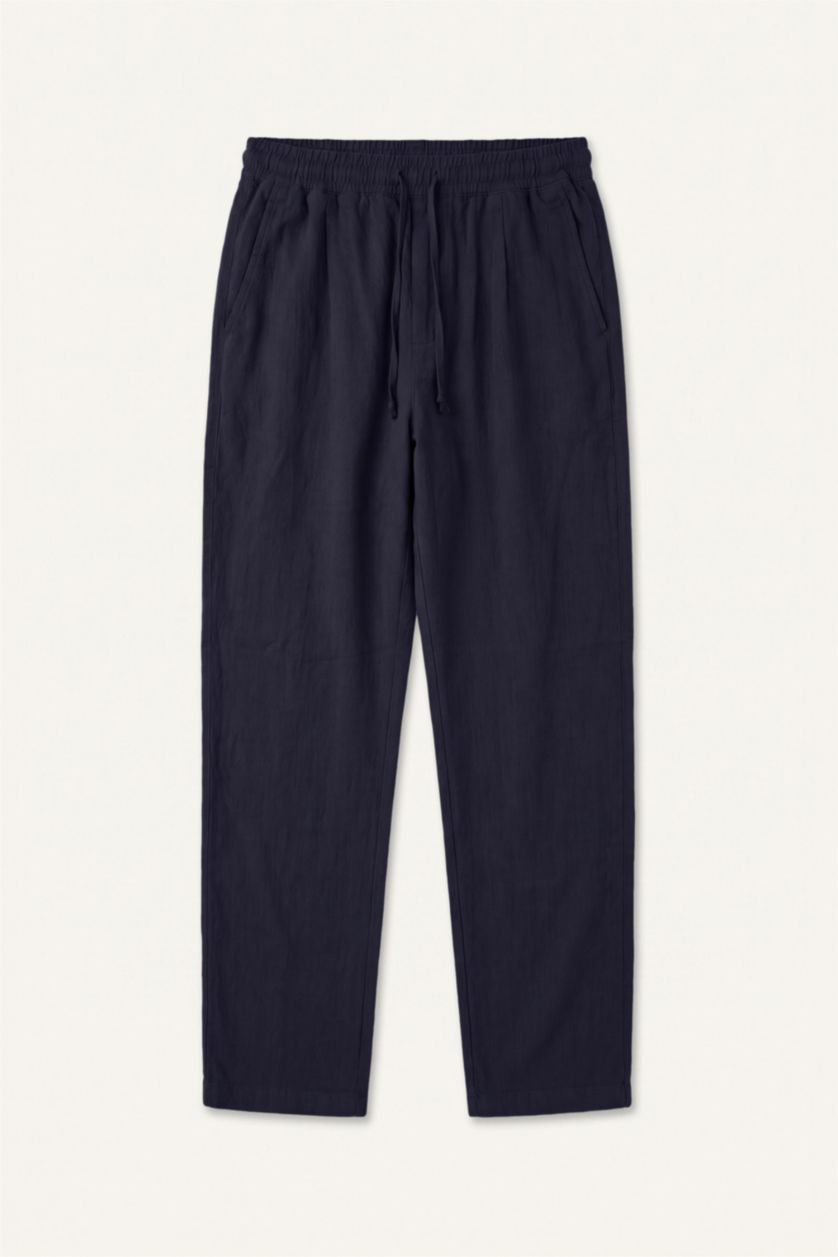Men NAVY Relax Fit Trousers