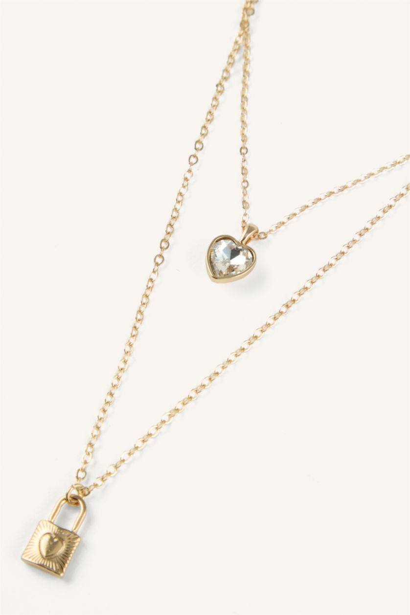Women Altın 3 piece Necklace