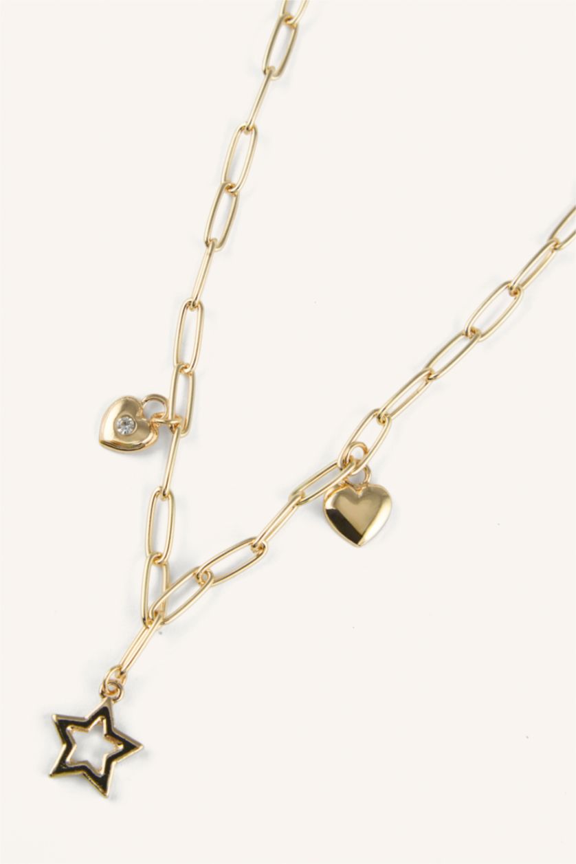 Women Altın 3 piece Necklace