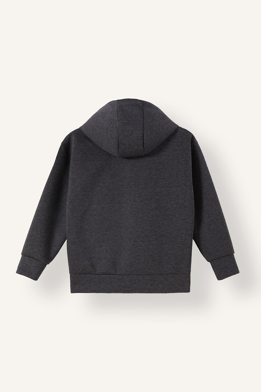 Young Boys - Teen Boys Anthracite Regular Fit Hooded Cardigan