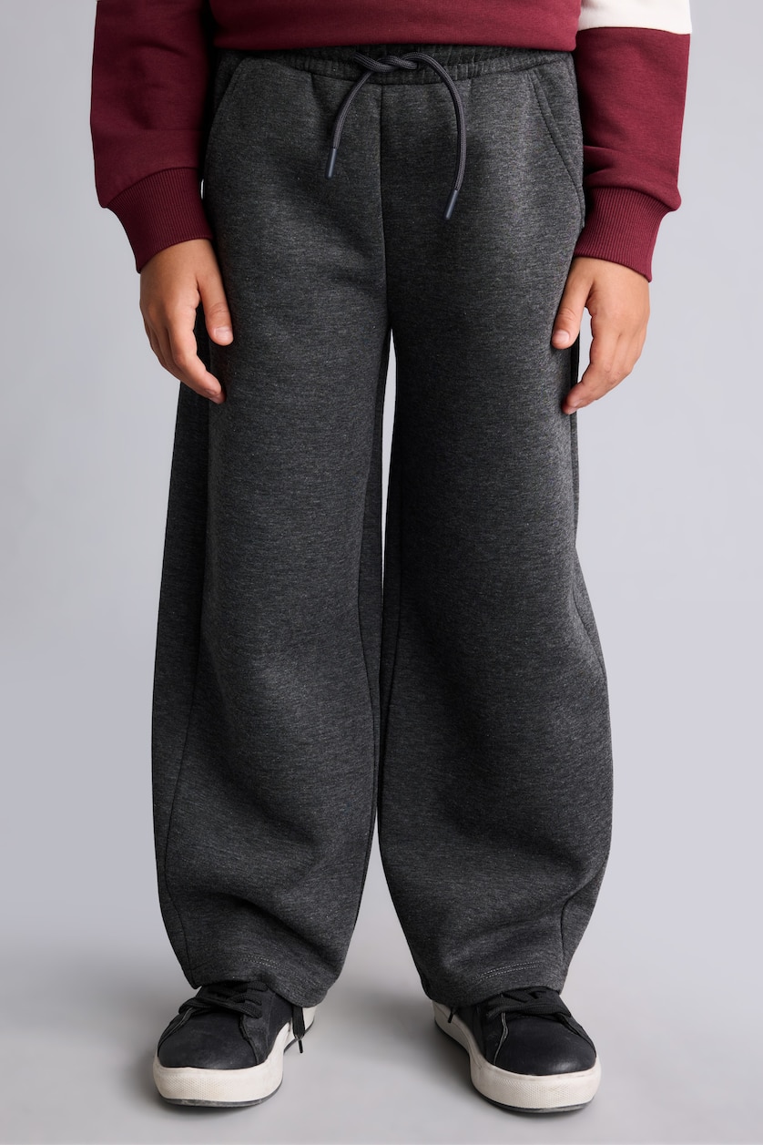 BOYS & TEENS Anthracite Boy Barrel Fit Sweatpants