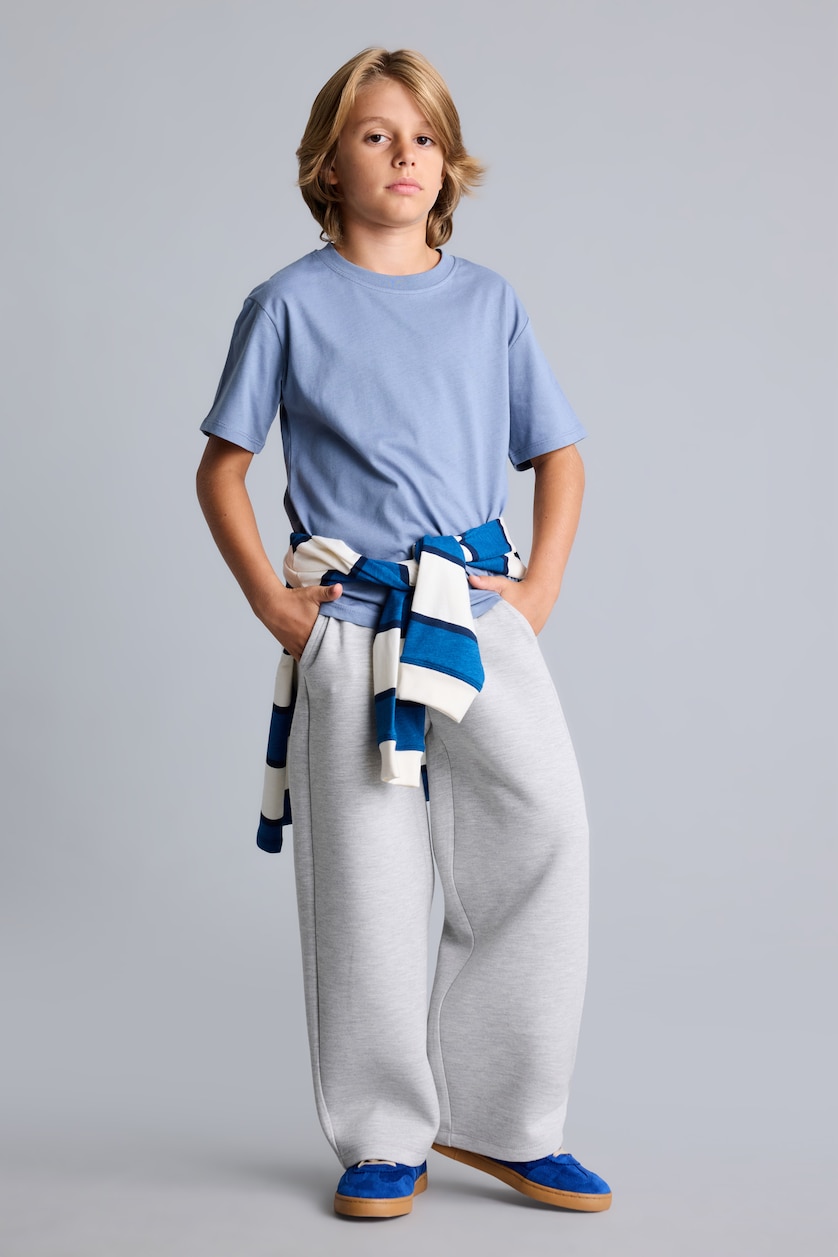 Young Boys - Teen Boys Grey Melange Trousers