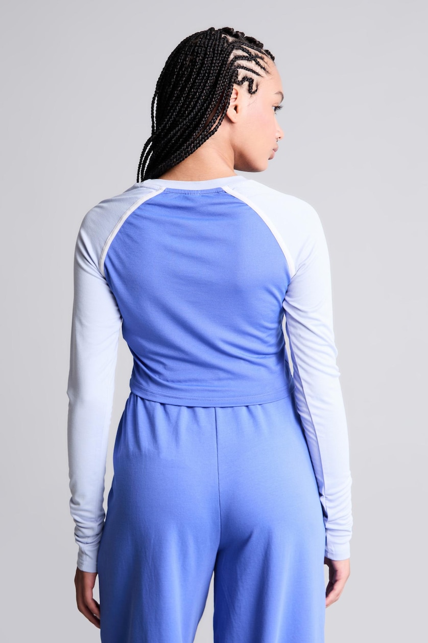 WOMAN Sax Slim Fit Long Sleeve T-Shirt