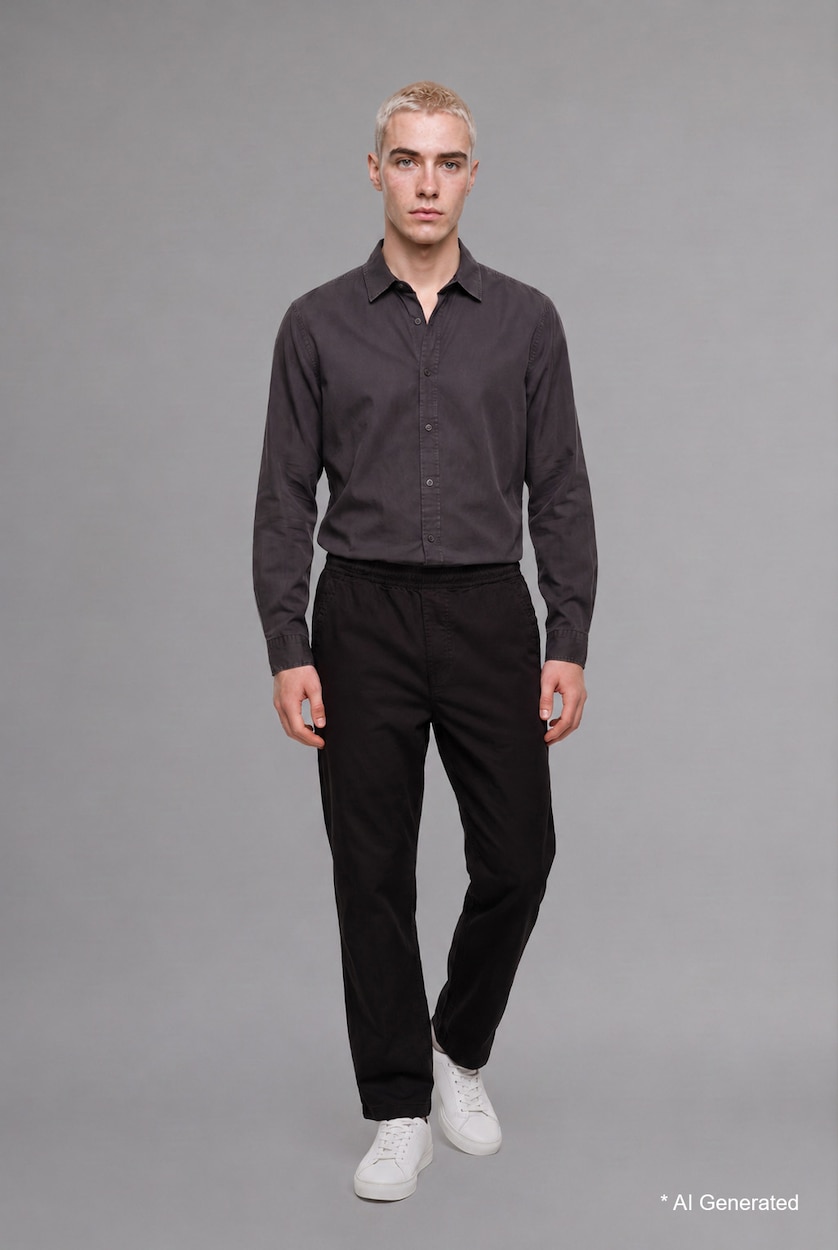 Men Brown Regular Fit Ultra Soft Straight Leg Classic Trousers