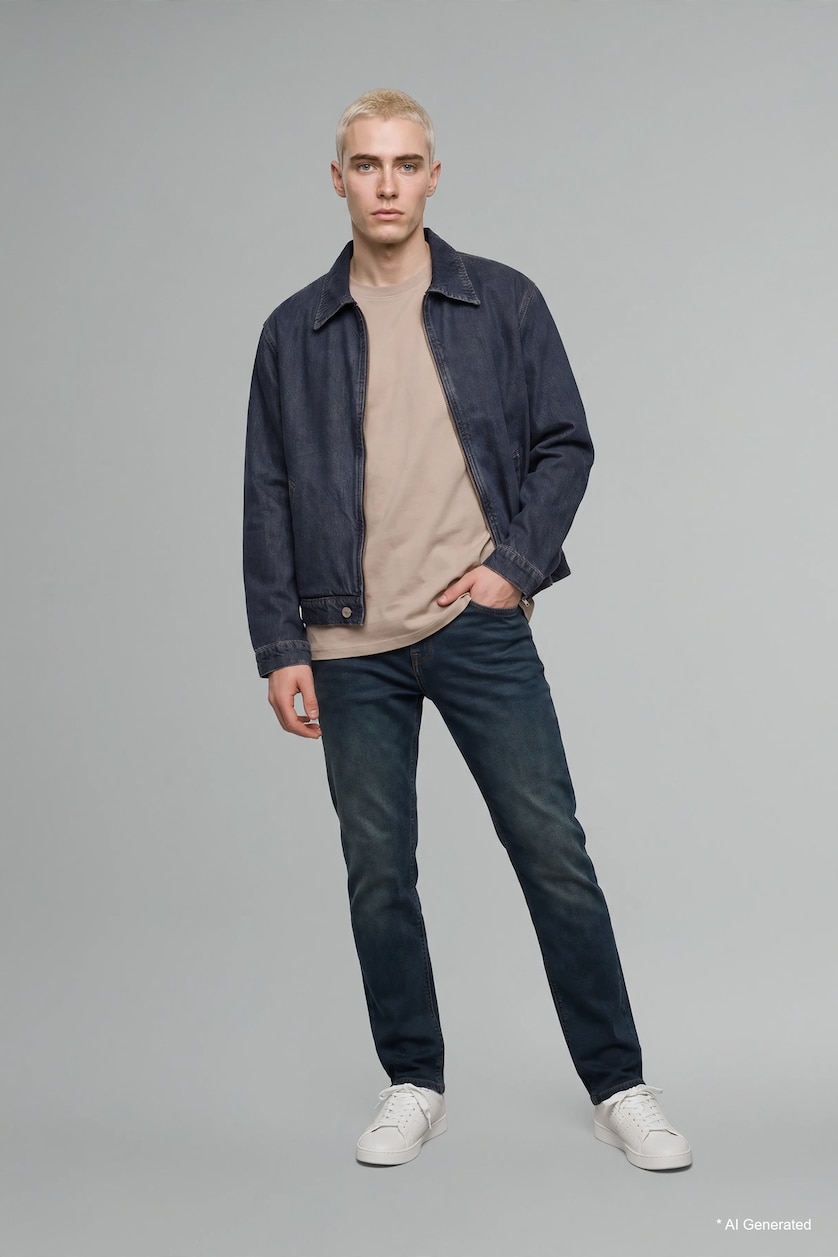 Man Dark Green Sergio Regular Fit Trousers