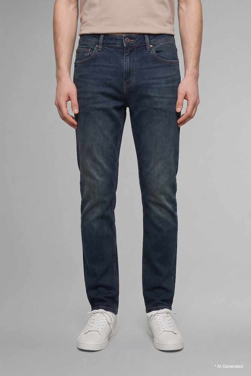 Man Dark Green Sergio Regular Fit Trousers
