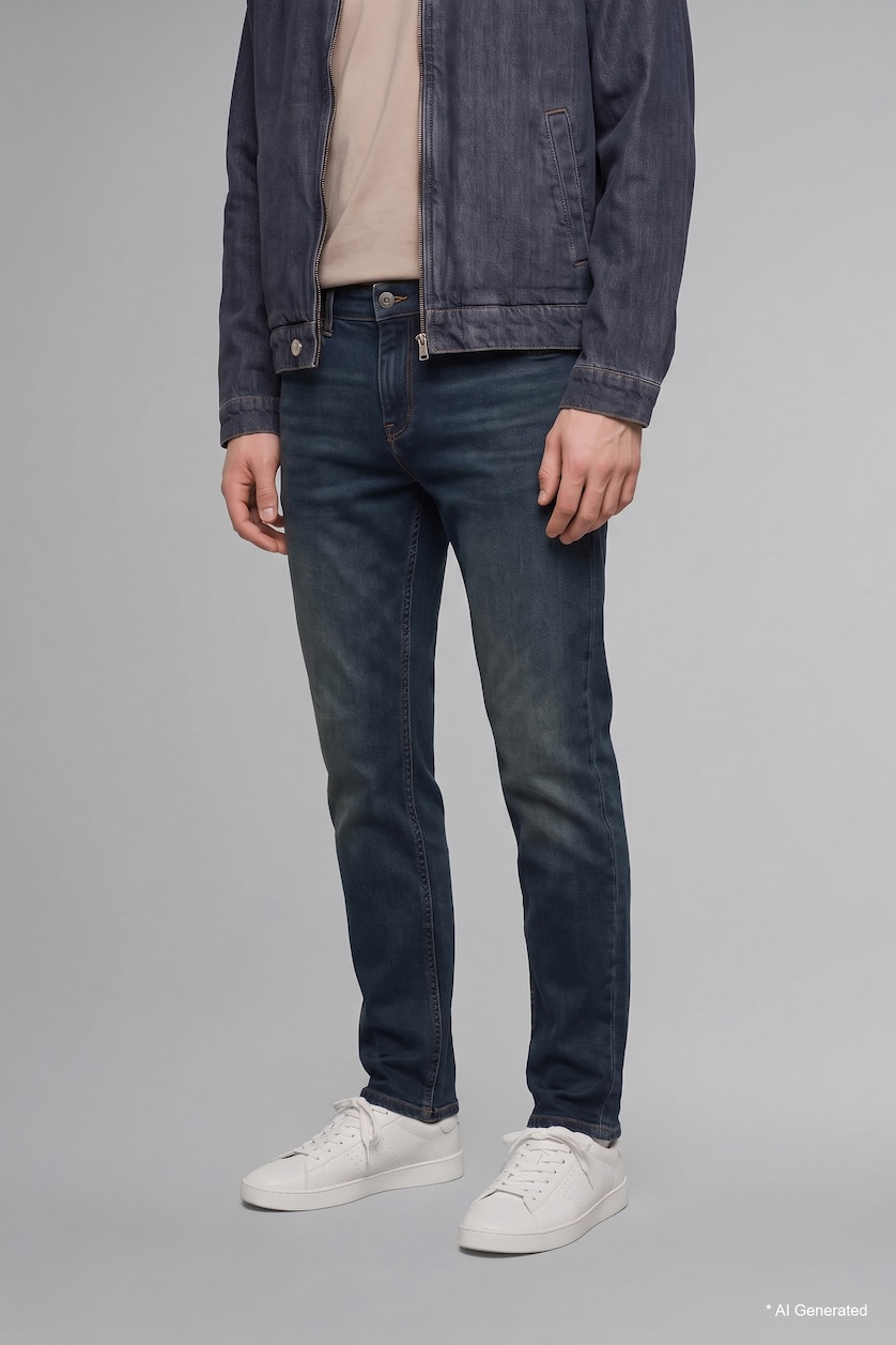 Man Dark Green Sergio Regular Fit Trousers