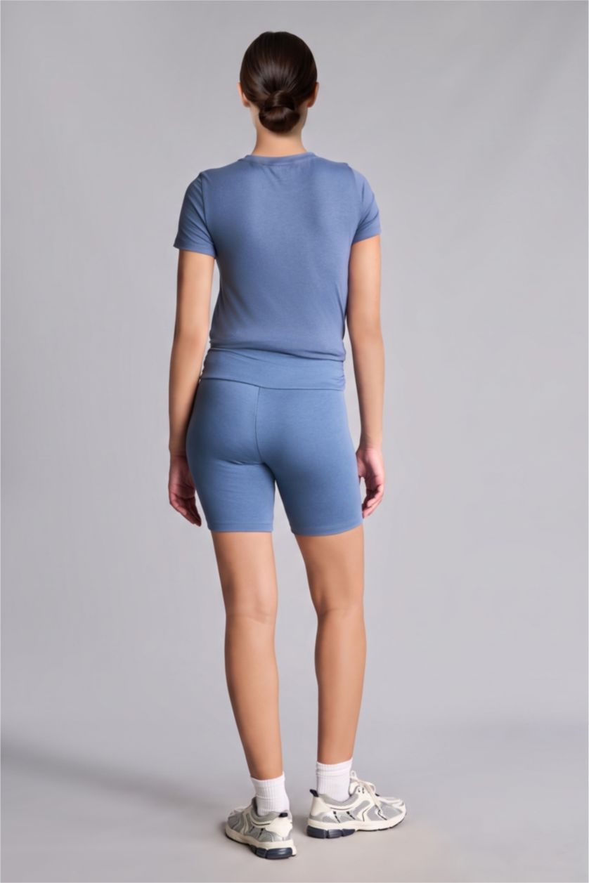 Women Dark Blue Woman Biker