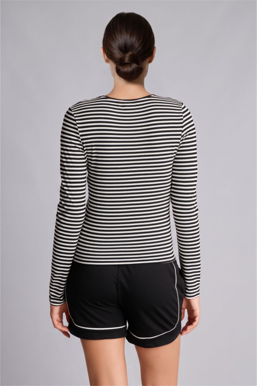Women Black Standard Fit