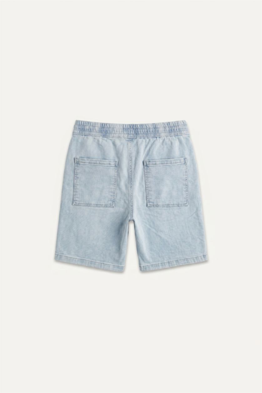 Men Ice Blue Regular Fit