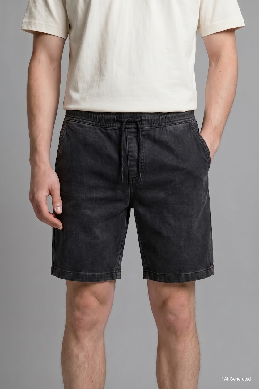 MAN Anthracite Regular Fit Shorts