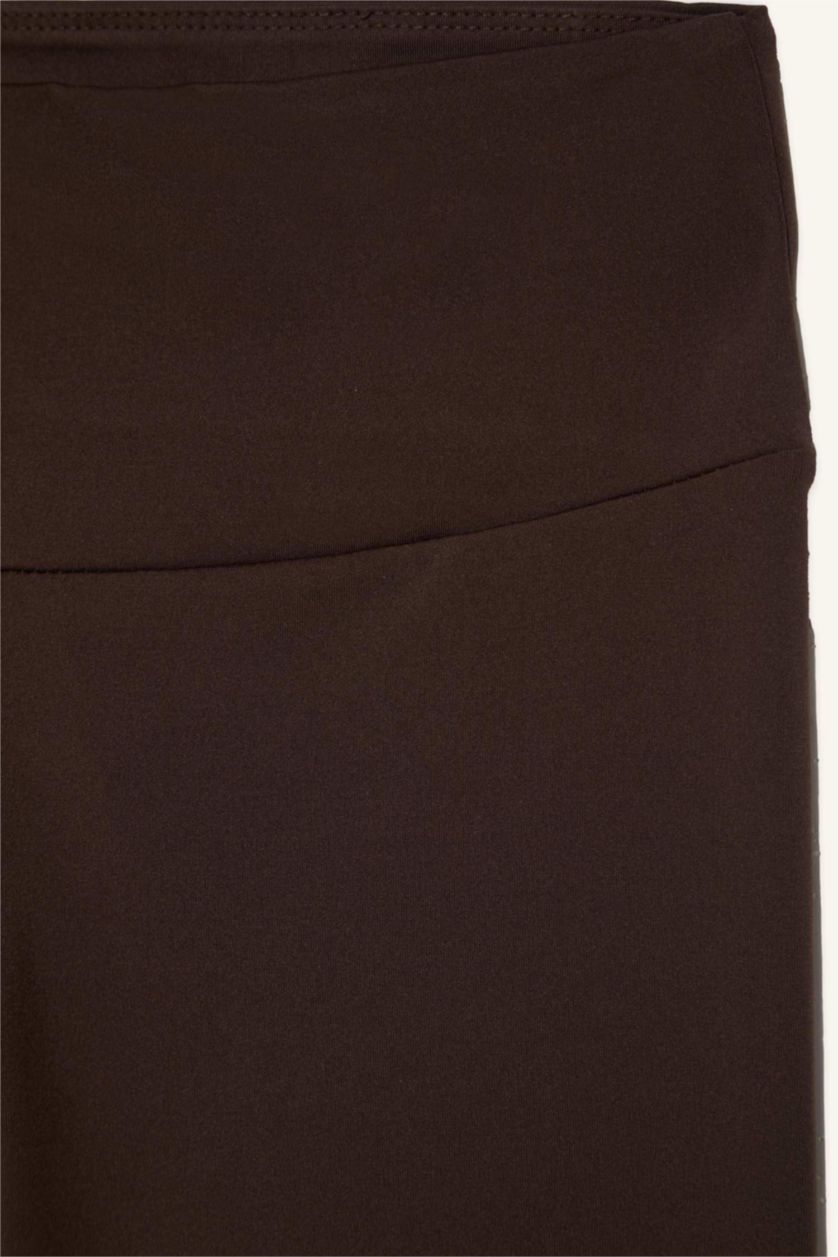 نساء بني High Waist Sports Leggings
