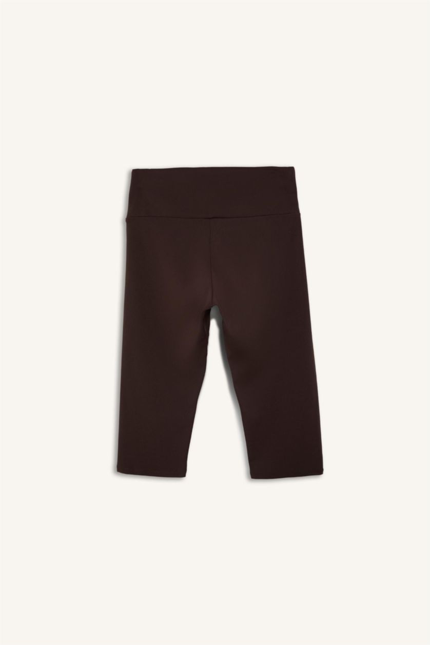 نساء بني High Waist Sports Leggings