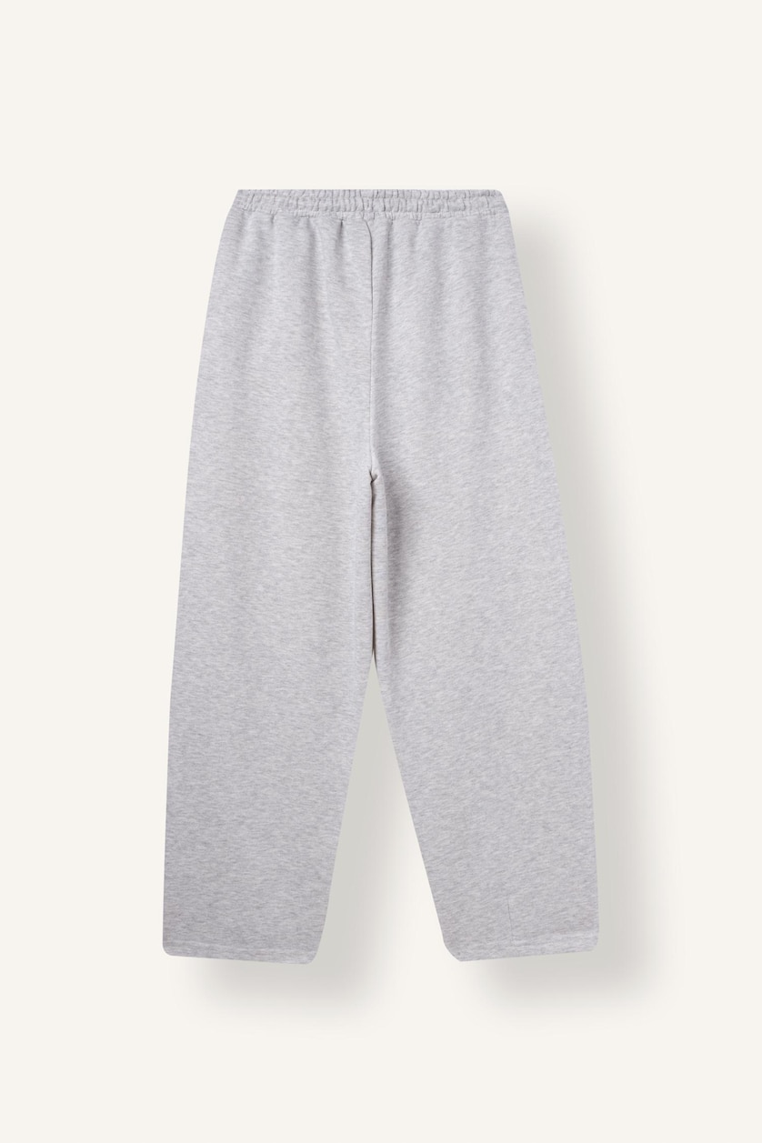 Woman Grey Melange Trousers
