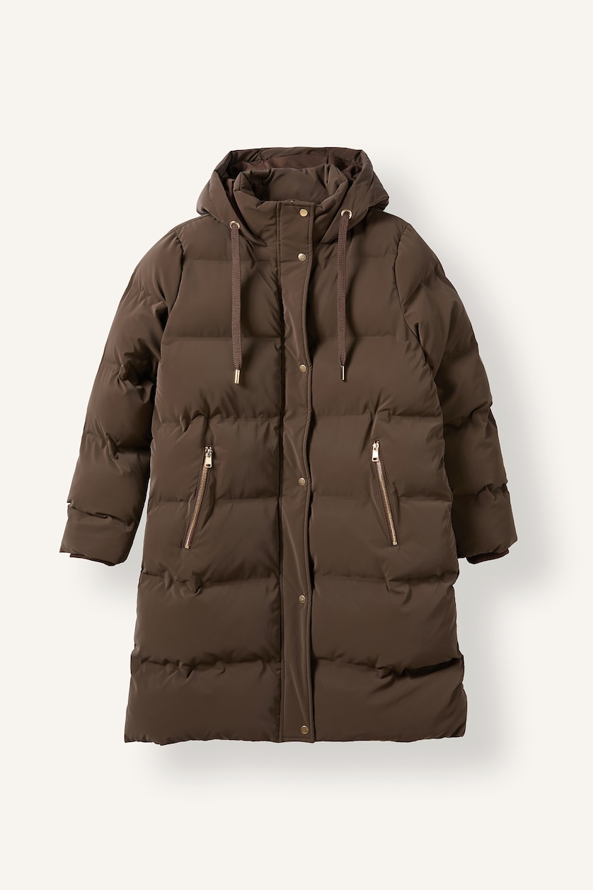 Женщины Коричневый Парка Regular Fit