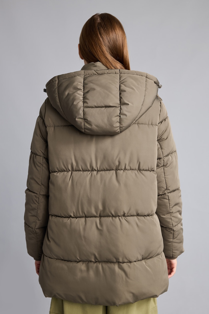Әйелдерге хаки Regular Fit парка