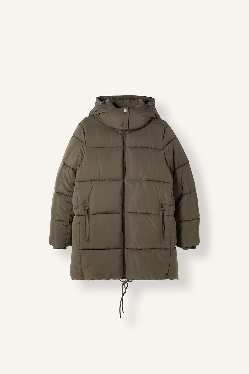 Әйелдерге хаки Regular Fit парка