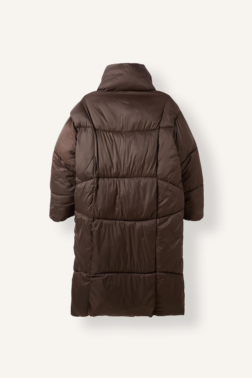 Женщины Коричневый Парка Regular Fit