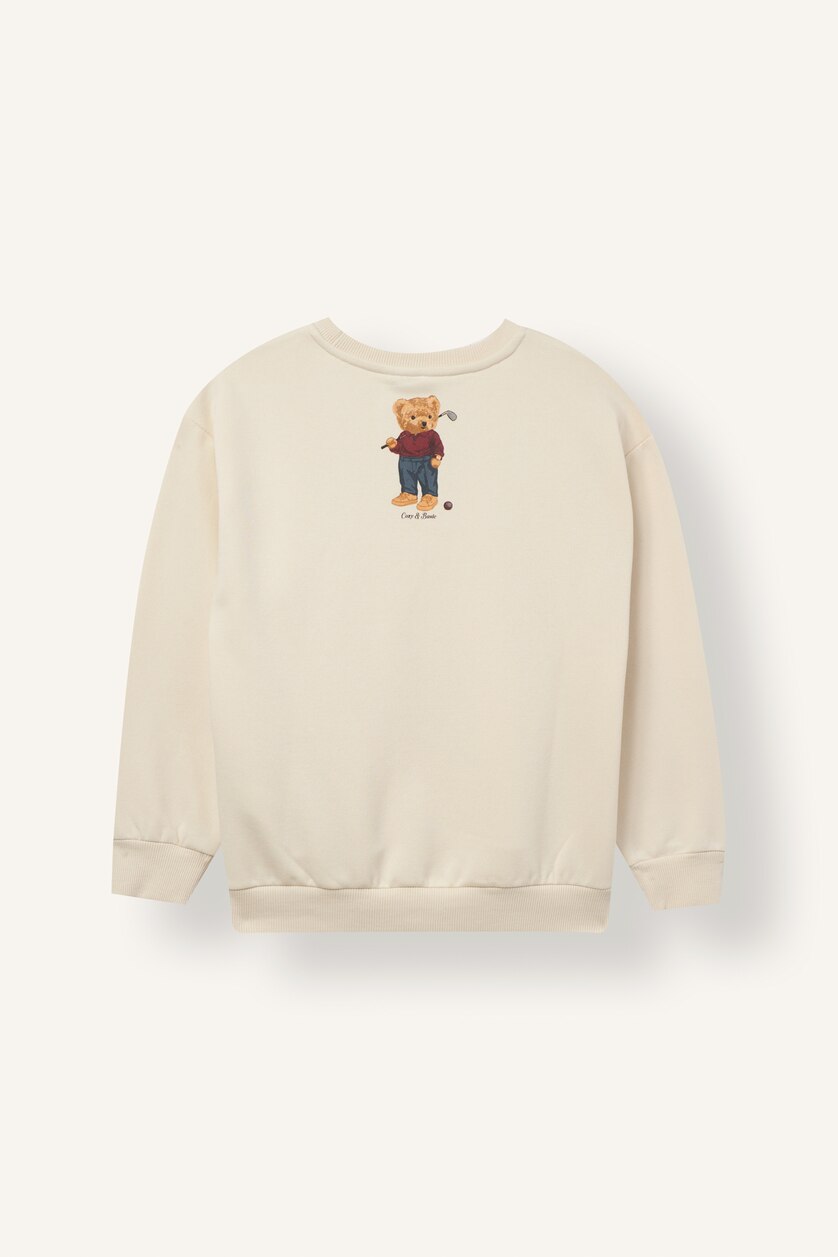 Young Boys - Teen Boys Stone Boy Oversize Teddy Bear Print Sweatshirt