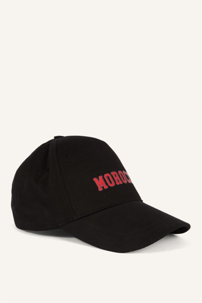 رجال أسود Man Morocco Cotton Cap