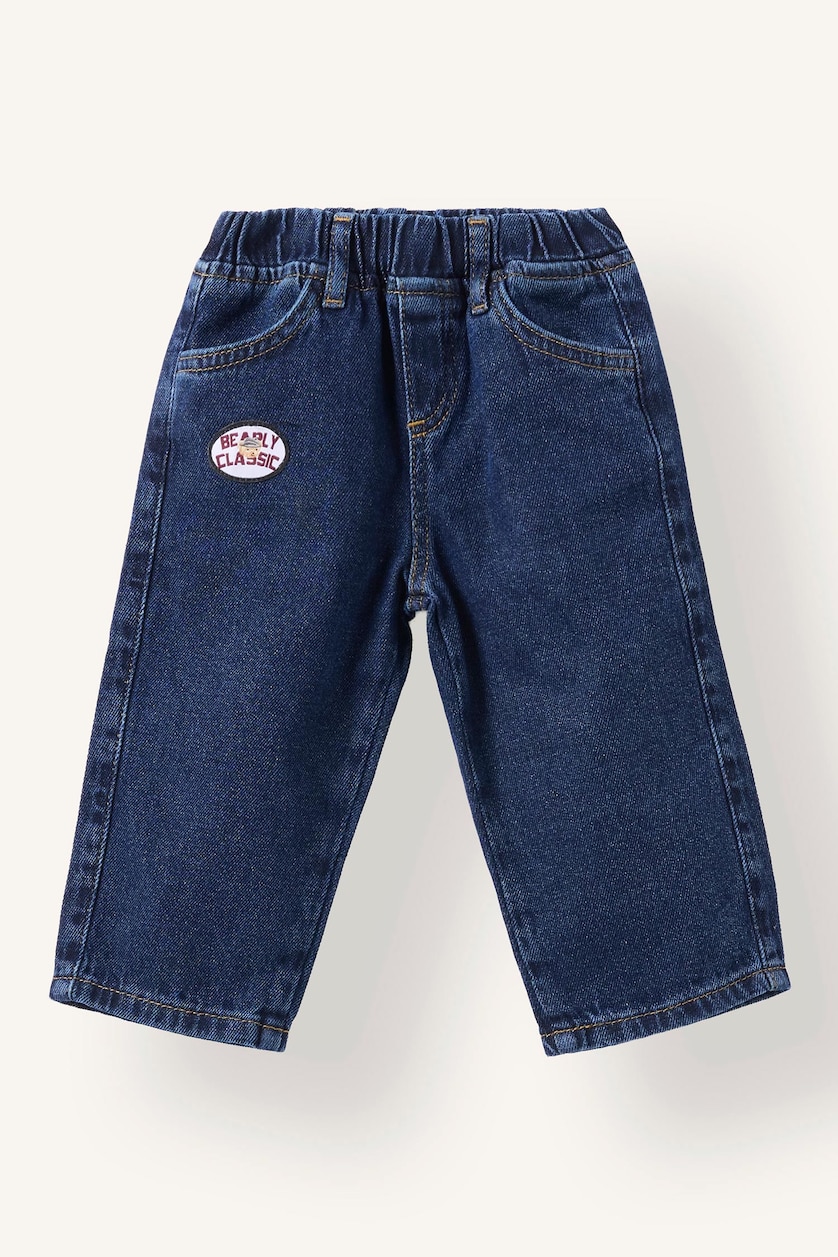 Baby Boys Dark Blue Loose Fit Jeans