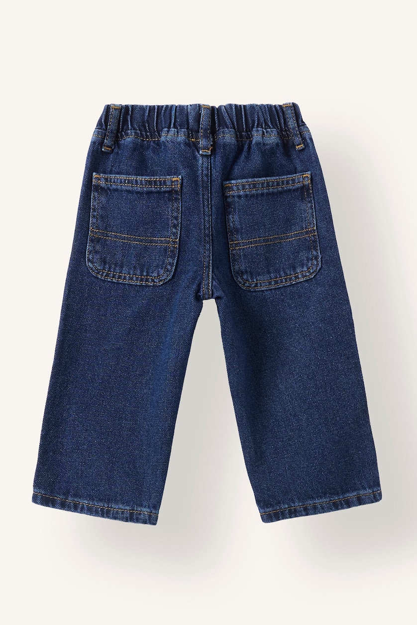 Baby Boys Dark Blue Loose Fit Jeans