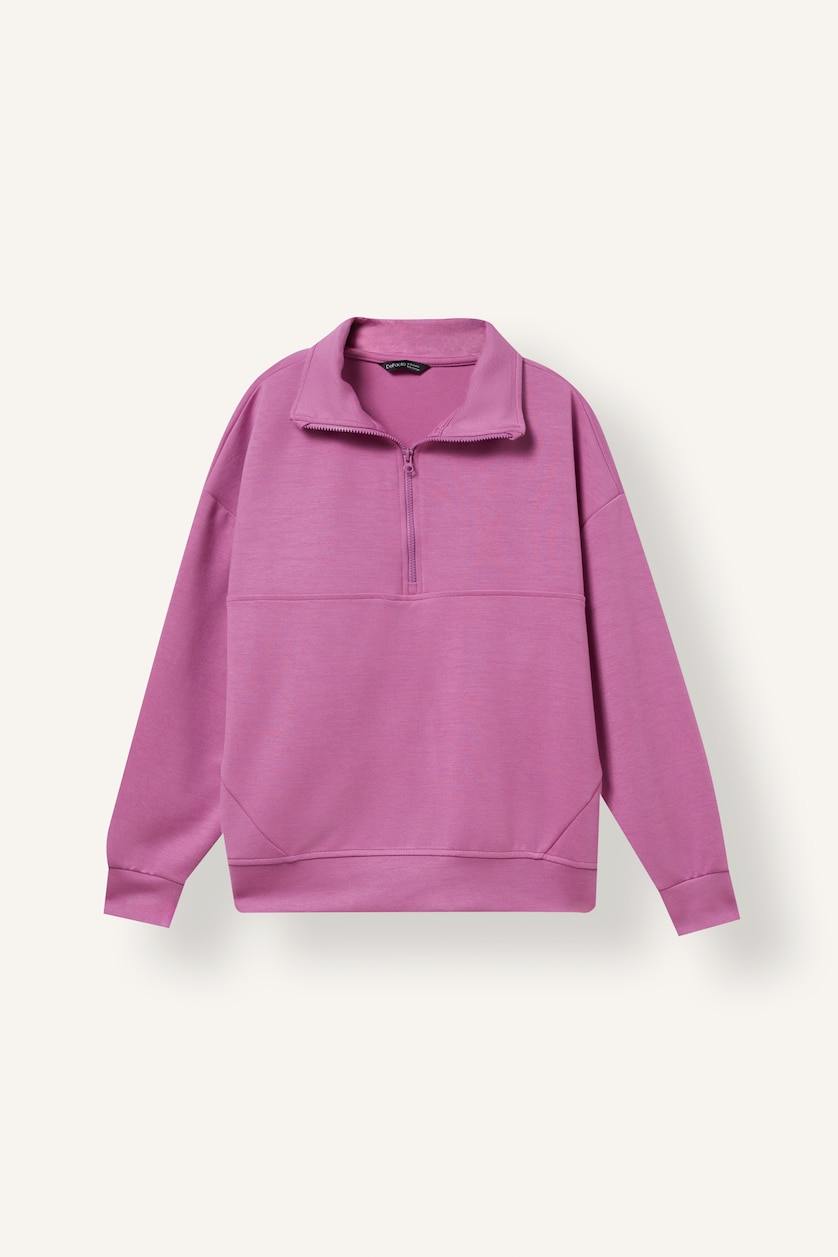 Young Girls - Teen Girls Light Purple Woman Relax Fit Slogan Sweatshirt