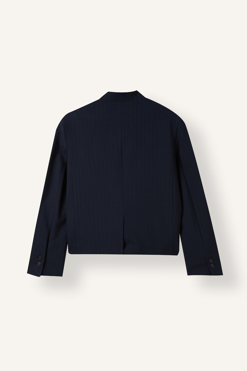 Women NAVY Boxy Fit Blazer