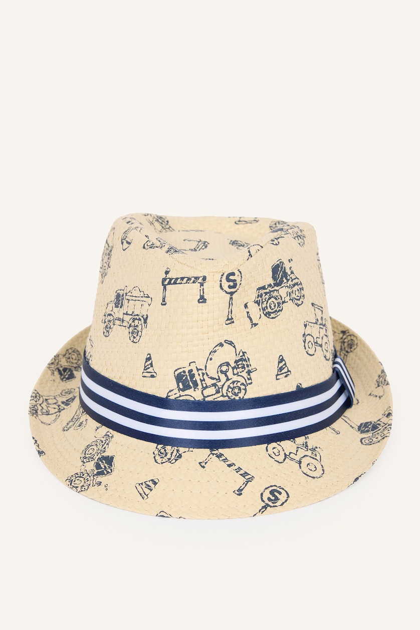Young Boys - Teen Boys Beige Boy Straw Hat