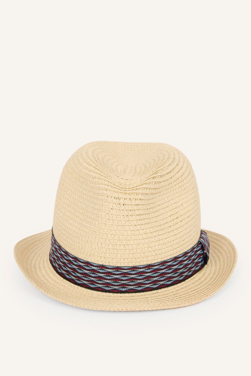 Young Boys - Teen Boys Beige Boy Straw Hat