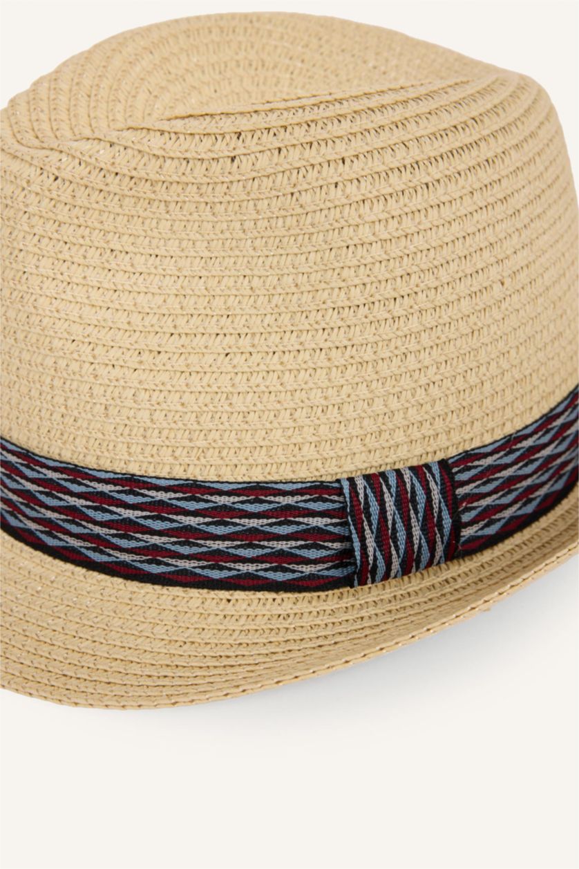 Young Boys - Teen Boys Beige Boy Straw Hat