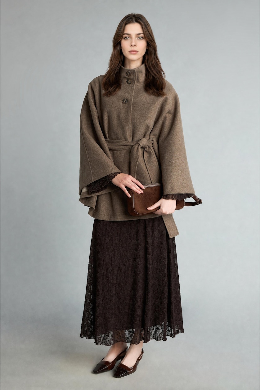 Women Vison Button up Jacket
