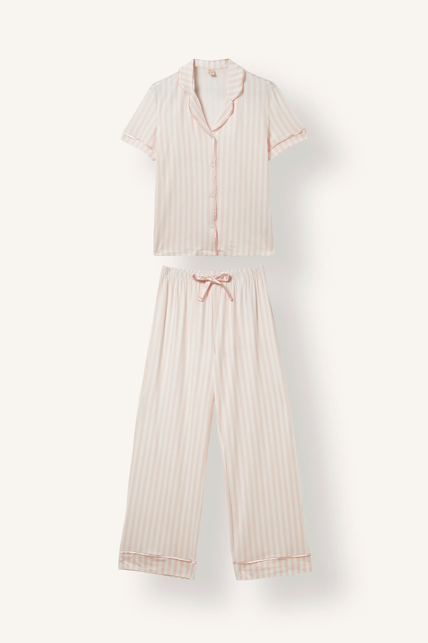 Women Pink Regular Fit Softshell 2 Piece Pyjama Set