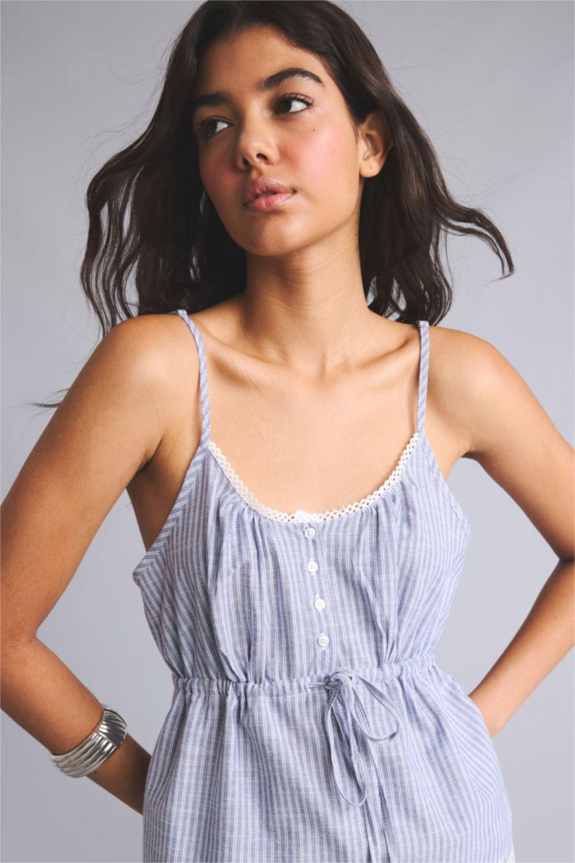 Women Blue Regular Fit Poplin