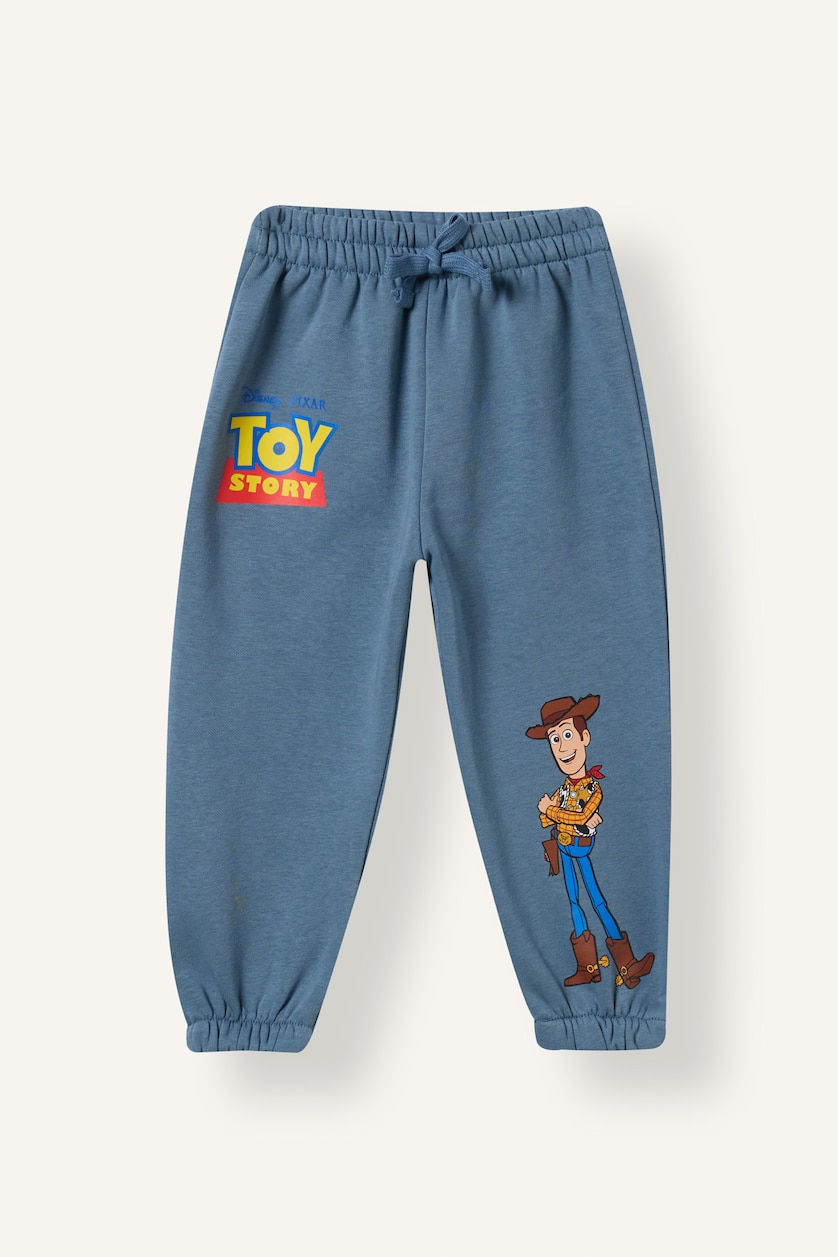 Erkek Bebek Mavi 2'li Takım Toy Story Baskılı Erkek Bebek