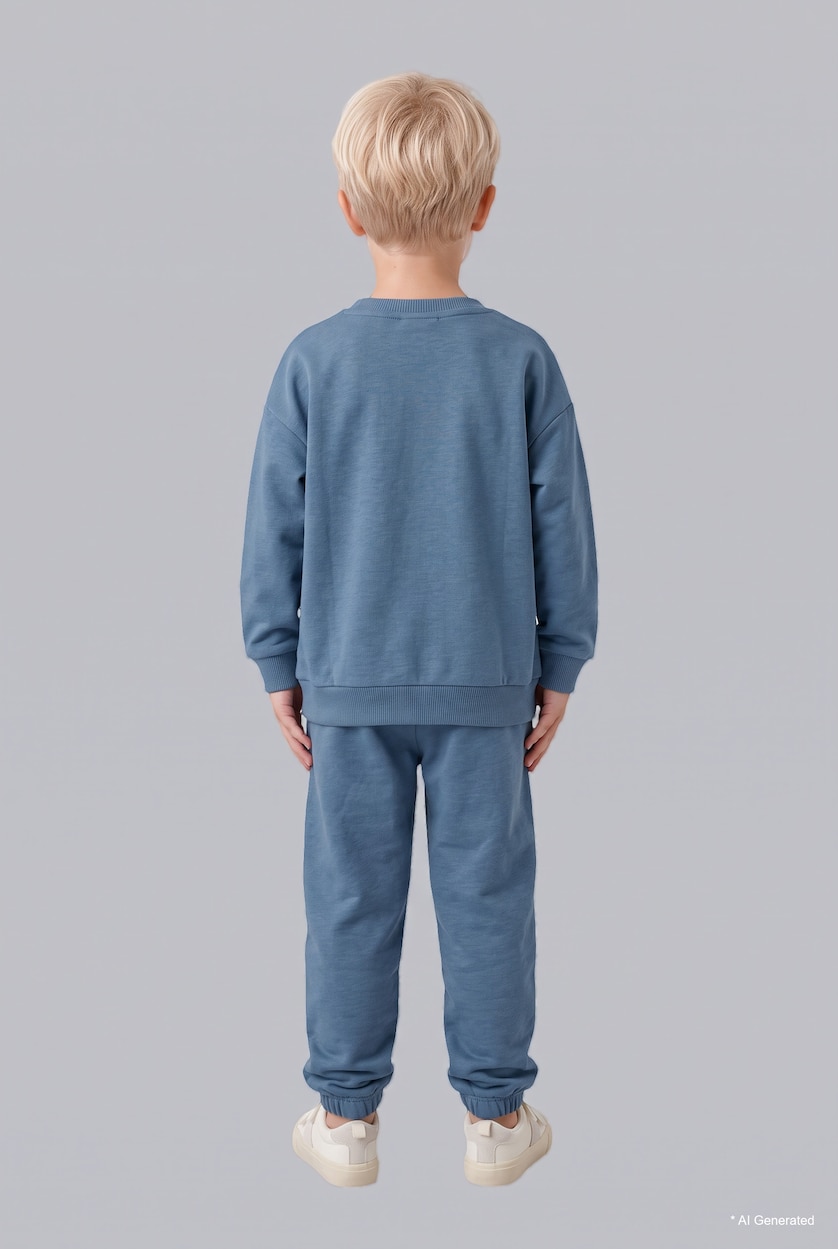 BABY BOY Blue Baby Boy Toy Story Printed Sweatshirt and Jogger Sweatpants Set
