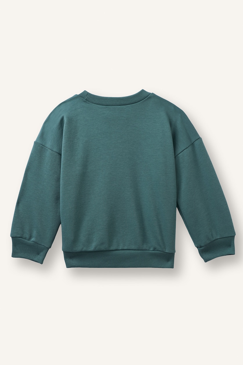 Малыши мальчики Зеленый Свитшот Oversize