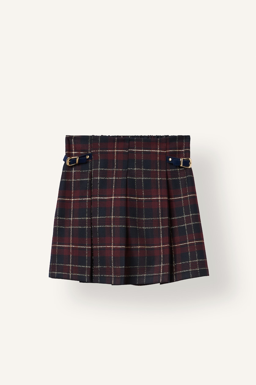 Young Girls - Teen Girls NAVY Girl Flanel Skirt