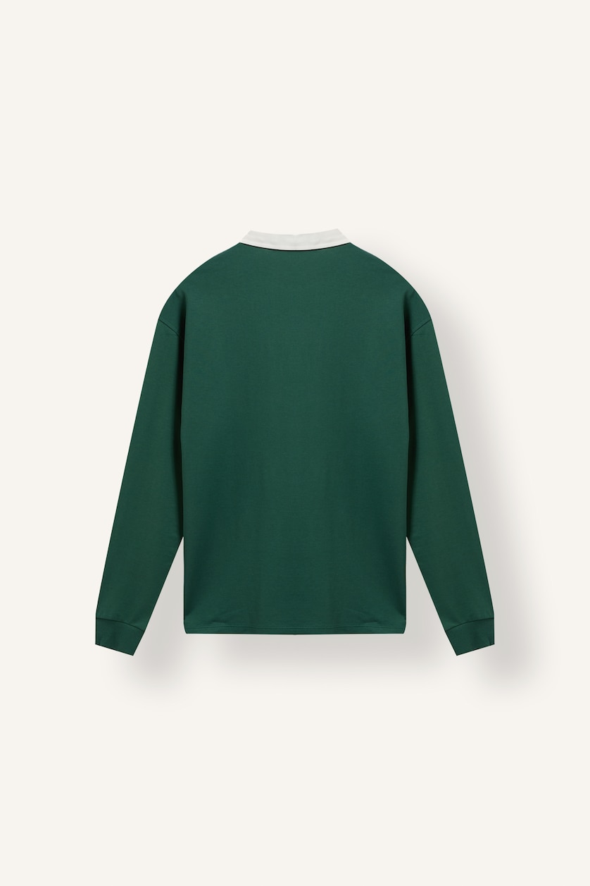 Men Green Relax Fit Thin Sweatshirt Fabric Sweatshirt