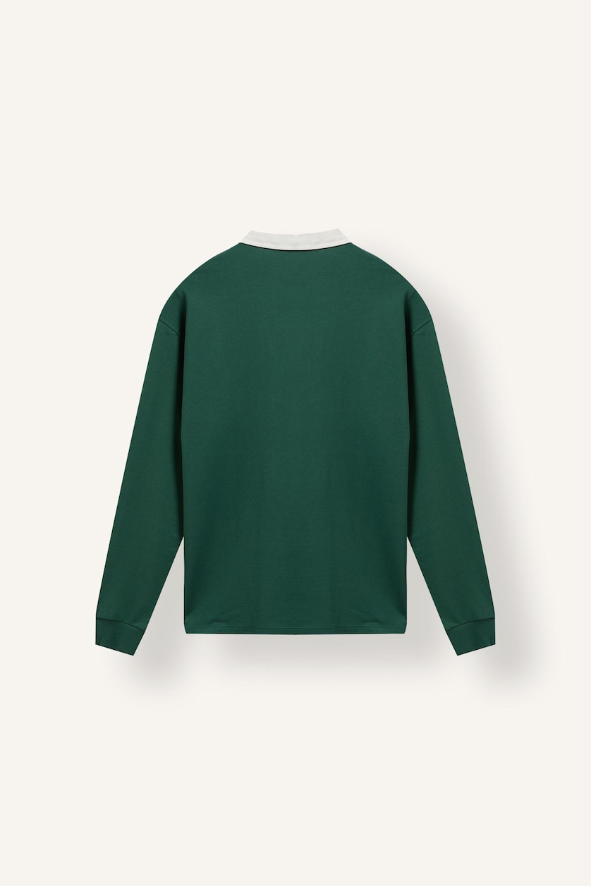 Men Green Relax Fit Thin Sweatshirt Fabric Sweatshirt