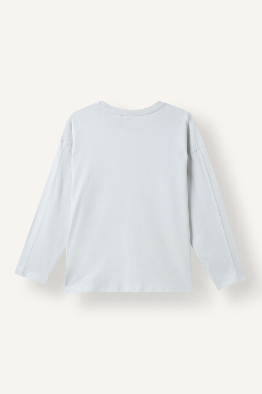 Young Boys - Teen Boys Stone Oversize Fit Long Sleeve T-Shirt