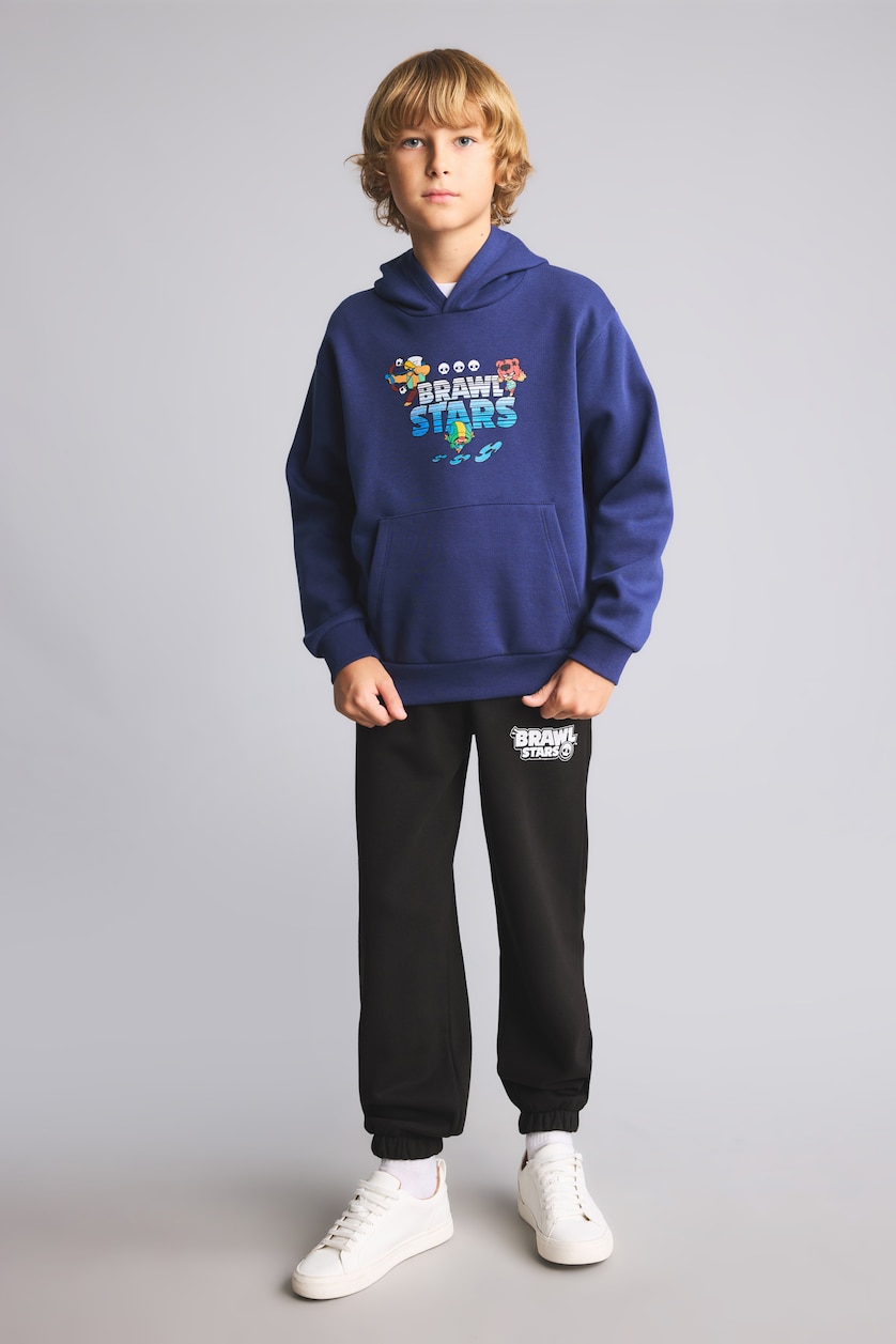 Young Boys - Teen Boys NAVY 2 piece Regular Fit Hooded Brawl Stars Set
