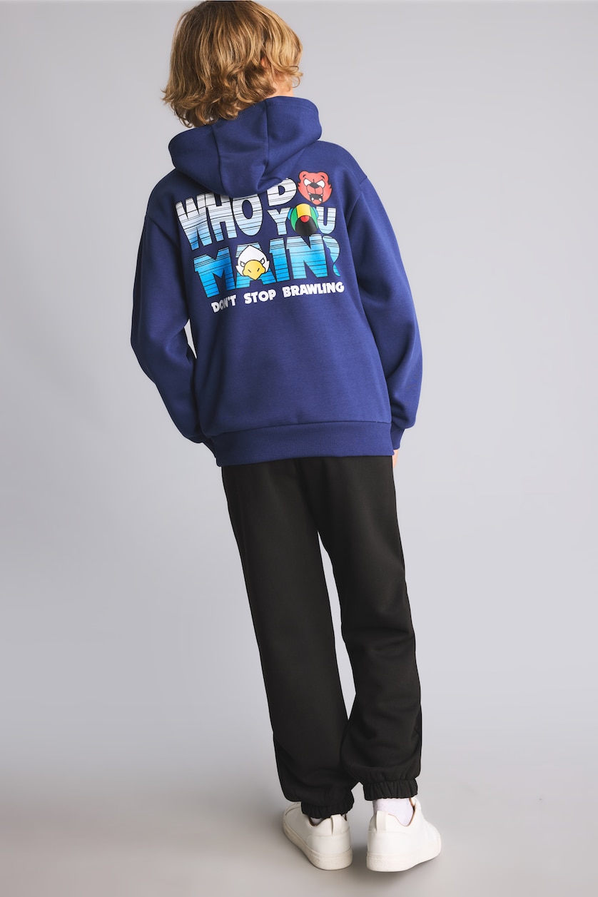 Young Boys - Teen Boys NAVY 2 piece Regular Fit Hooded Brawl Stars Set